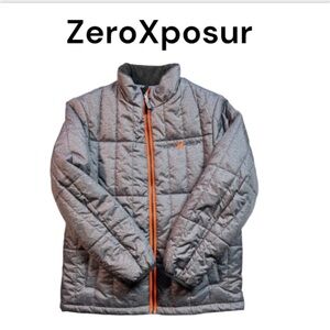 ZeroXposur Boys Sterling Hoodless Winter Jacket Size Medium 10-12